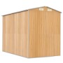 Light brown galvanized steel garden shed 192x274x223 cm by , Sheds - Ref: Foro24-3147472, Price: 402,18 €, Discount: %