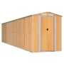 Cobertizo jardín acero galvanizado marrón claro 192x855x223 cm de , Cobertizos - Ref: Foro24-3147479, Precio: 965,70 €, Descu...
