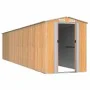Cobertizo jardín acero galvanizado marrón claro 192x855x223 cm de , Cobertizos - Ref: Foro24-3147479, Precio: 965,70 €, Descu...