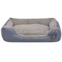 Hundebett mit gepolstertem Kissen Größe XXL grau von vidaXL, Betten für Hunde - Ref: Foro24-170417, Preis: 64,54 €, Rabatt: %