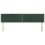 Headboards 2 units of dark green velvet 90x5x78/88 cm by , Headboards and footboards - Ref: Foro24-345981, Price: 57,62 €, Di...