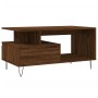Couchtisch aus braunem Eichensperrholz, 90 x 49 x 45 cm von , Couchtisch - Ref: Foro24-831027, Preis: 62,87 €, Rabatt: %