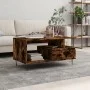 Mesa de centro madera contrachapada roble ahumado 90x49x45 cm de , Mesas de centro - Ref: Foro24-831025, Precio: 66,47 €, Des...