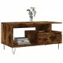 Mesa de centro madera contrachapada roble ahumado 90x49x45 cm de , Mesas de centro - Ref: Foro24-831025, Precio: 66,47 €, Des...