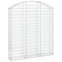 Gabione Korbbogenform aus verzinktem Eisen 150x30x160/180 cm von , Töpfe und Pflanzgefäße - Ref: Foro24-153448, Preis: 87,52 ...
