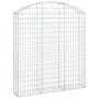 Gabione Korbbogenform aus verzinktem Eisen 150x30x160/180 cm von , Töpfe und Pflanzgefäße - Ref: Foro24-153448, Preis: 86,38 ...