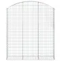 Gabione Korbbogenform aus verzinktem Eisen 150x30x160/180 cm von , Töpfe und Pflanzgefäße - Ref: Foro24-153448, Preis: 86,38 ...