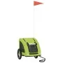 Haustier-Fahrradanhänger, Eisen-Oxford-Stoff, Grün von , Kinderwagen für Haustiere - Ref: Foro24-93955, Preis: 91,52 €, Rabat...