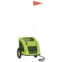 Remolque de bicicleta mascotas hierro tela Oxford verde de , Cochecitos para mascotas - Ref: Foro24-93955, Precio: 91,43 €, D...