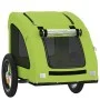 Remolque de bicicleta mascotas hierro tela Oxford verde de , Cochecitos para mascotas - Ref: Foro24-93955, Precio: 91,43 €, D...