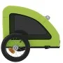 Haustier-Fahrradanhänger, Eisen-Oxford-Stoff, Grün von , Kinderwagen für Haustiere - Ref: Foro24-93955, Preis: 91,52 €, Rabat...