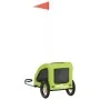 Remolque de bicicleta mascotas hierro tela Oxford verde de , Cochecitos para mascotas - Ref: Foro24-93955, Precio: 91,43 €, D...