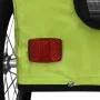 Remolque de bicicleta mascotas hierro tela Oxford verde de , Cochecitos para mascotas - Ref: Foro24-93955, Precio: 91,43 €, D...