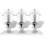 Dreifach-Saftspender aus Edelstahl, 3 x 8 l von , Getränkespender - Ref: Foro24-50533, Preis: 198,98 €, Rabatt: %