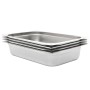 Gastronorm-Tabletts 4 Einheiten GN 1/1 100 mm Edelstahl von , Eimer für Dampftische - Ref: Foro24-50881, Preis: 77,45 €, Raba...
