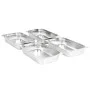 Gastronorm-Tabletts 4 Einheiten GN 1/1 100 mm Edelstahl von , Eimer für Dampftische - Ref: Foro24-50881, Preis: 72,50 €, Raba...