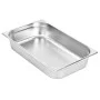 Gastronorm trays 4 units GN 1/1 100 mm stainless steel by , Buckets for steam tables - Ref: Foro24-50881, Price: 72,50 €, Dis...