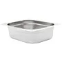 Gastronorm trays 4 units GN 1/2 100 mm stainless steel by , Buckets for steam tables - Ref: Foro24-50888, Price: 46,77 €, Dis...