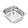 Gastronorm trays 4 units GN 1/2 100 mm stainless steel by , Buckets for steam tables - Ref: Foro24-50888, Price: 50,08 €, Dis...