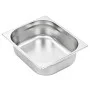 Gastronorm trays 4 units GN 1/2 100 mm stainless steel by , Buckets for steam tables - Ref: Foro24-50888, Price: 46,77 €, Dis...