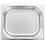 Gastronorm trays 4 units GN 1/2 100 mm stainless steel by , Buckets for steam tables - Ref: Foro24-50888, Price: 46,77 €, Dis...