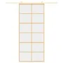 Goldene Schiebetür aus transparentem ESG-Glas und Aluminium von , Türen für zu Hause - Ref: Foro24-155167, Preis: 161,11 €, R...
