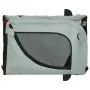 Haustier-Fahrradanhänger, Eisen-Oxford-Stoff, Grau, Schwarz von , Kinderwagen für Haustiere - Ref: Foro24-94028, Preis: 108,6...
