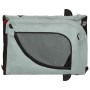 Haustier-Fahrradanhänger, Eisen-Oxford-Stoff, Grau, Schwarz von , Kinderwagen für Haustiere - Ref: Foro24-94028, Preis: 110,5...