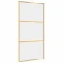 Goldene Schiebetür aus transparentem ESG-Glas und Aluminium von , Türen für zu Hause - Ref: Foro24-155150, Preis: 167,84 €, R...