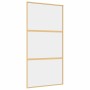 Goldene Schiebetür aus transparentem ESG-Glas und Aluminium von , Türen für zu Hause - Ref: Foro24-155150, Preis: 170,51 €, R...