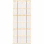 Golden sliding door made of transparent ESG glass and aluminum by , Doors for the home - Ref: Foro24-155173, Price: 163,62 €,...