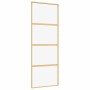 Goldene Schiebetür aus transparentem ESG-Glas und Aluminium von , Türen für zu Hause - Ref: Foro24-155178, Preis: 152,46 €, R...