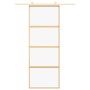 Goldene Schiebetür aus transparentem ESG-Glas und Aluminium von , Türen für zu Hause - Ref: Foro24-155178, Preis: 152,46 €, R...