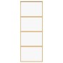Goldene Schiebetür aus transparentem ESG-Glas und Aluminium von , Türen für zu Hause - Ref: Foro24-155178, Preis: 152,46 €, R...