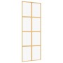 Goldene Schiebetür aus transparentem ESG-Glas und Aluminium von , Türen für zu Hause - Ref: Foro24-155184, Preis: 155,35 €, R...