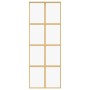 Goldene Schiebetür aus transparentem ESG-Glas und Aluminium von , Türen für zu Hause - Ref: Foro24-155184, Preis: 155,35 €, R...