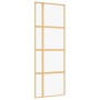 Goldene Schiebetür aus transparentem ESG-Glas und Aluminium von , Türen für zu Hause - Ref: Foro24-155190, Preis: 155,44 €, R...