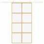 Goldene Schiebetür aus transparentem ESG-Glas und Aluminium von , Türen für zu Hause - Ref: Foro24-155186, Preis: 150,42 €, R...