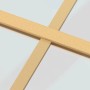 Goldene Schiebetür aus transparentem ESG-Glas und Aluminium von , Türen für zu Hause - Ref: Foro24-155192, Preis: 175,93 €, R...