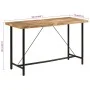 Iron and solid mango wood high table 180x70x107 cm by , Kitchen and dining tables - Ref: Foro24-356383, Price: 329,31 €, Disc...