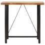 Hochtisch aus Eisen und massivem Mangoholz, 110 x 55 x 107 cm von , Küchen- und Esstische - Ref: Foro24-356381, Preis: 288,27...