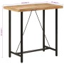 Hochtisch aus Eisen und massivem Mangoholz, 110 x 55 x 107 cm von , Küchen- und Esstische - Ref: Foro24-356381, Preis: 288,27...