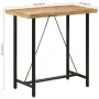 Hochtisch aus Eisen und massivem Mangoholz, 110 x 55 x 107 cm von , Küchen- und Esstische - Ref: Foro24-356381, Preis: 282,15...