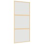 Goldene Schiebetür ESG-Glas mattiertes Aluminium 90x205cm von , Türen für zu Hause - Ref: Foro24-155152, Preis: 169,73 €, Rab...