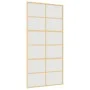Goldene Schiebetür aus satiniertem ESG-Glas und Aluminium von , Türen für zu Hause - Ref: Foro24-155171, Preis: 188,29 €, Rab...