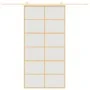 Goldene Schiebetür aus satiniertem ESG-Glas und Aluminium von , Türen für zu Hause - Ref: Foro24-155171, Preis: 188,29 €, Rab...