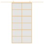 Goldene Schiebetür aus satiniertem ESG-Glas und Aluminium von , Türen für zu Hause - Ref: Foro24-155171, Preis: 191,34 €, Rab...