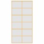 Goldene Schiebetür aus satiniertem ESG-Glas und Aluminium von , Türen für zu Hause - Ref: Foro24-155171, Preis: 191,34 €, Rab...