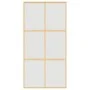 Goldene Schiebetür aus satiniertem ESG-Glas und Aluminium von , Türen für zu Hause - Ref: Foro24-155159, Preis: 186,04 €, Rab...