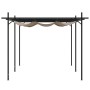 Pergola with taupe gray retractable cover 589x292x230 cm by , Tents and gazebos - Ref: Foro24-360121, Price: 406,54 €, Discou...